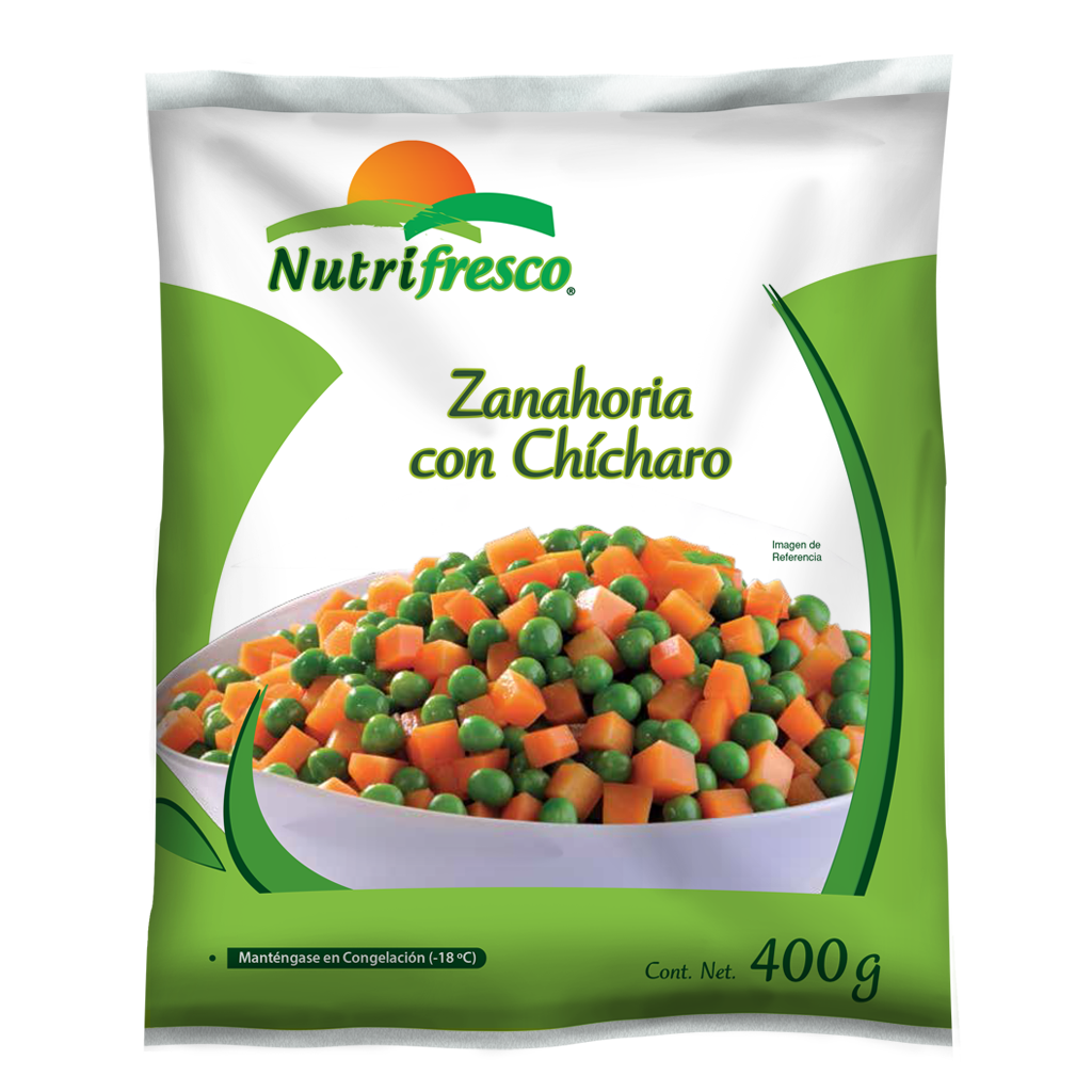 Chícharo con Zanahoria
